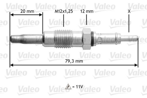 VALEO 345137 Glow Plug