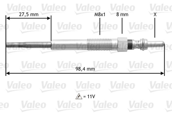 VALEO 345175 Glow Plug