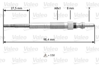 Glow Plug VALEO 345175