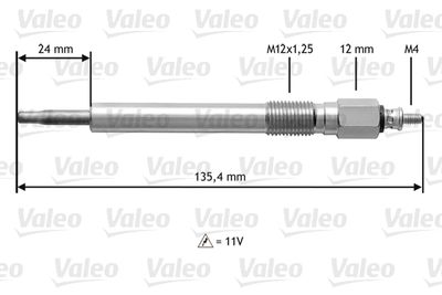 Glow Plug VALEO 345178
