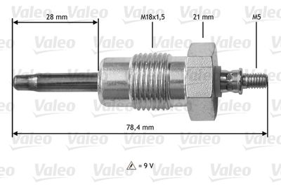 Glow Plug VALEO 345195