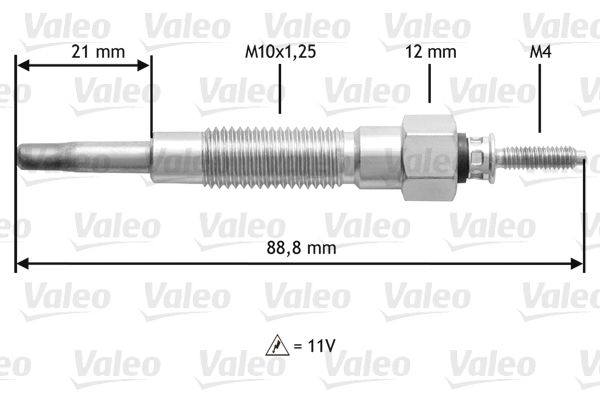 VALEO 345213 Glow Plug
