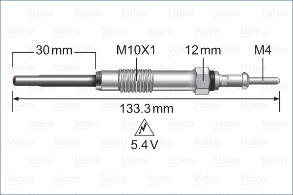 VALEO 345243 Glow Plug