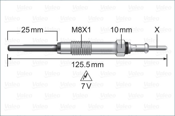 VALEO 345256 Glow Plug