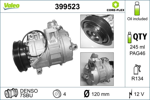 VALEO 399523 Compressor, air conditioning