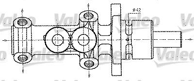 VALEO 402227 Brake Master Cylinder
