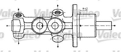 VALEO 402232 Brake Master Cylinder