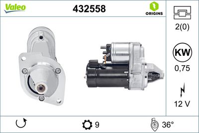Starter VALEO 432558
