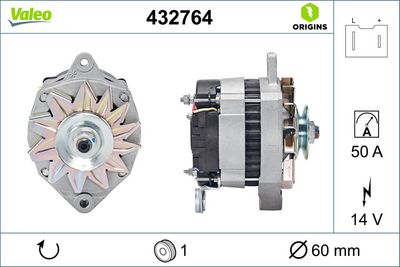 Alternator VALEO 432764