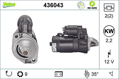 Starter VALEO 436043