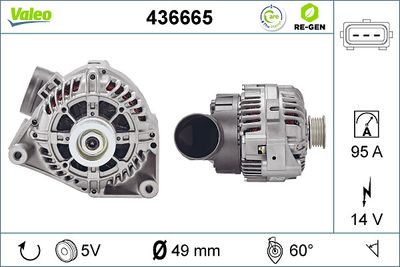 Alternator VALEO 436665