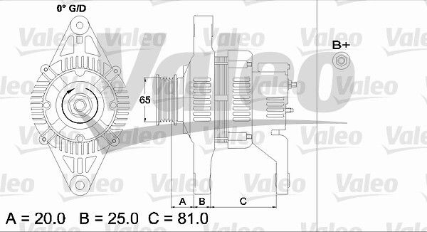 VALEO 437151 Alternator