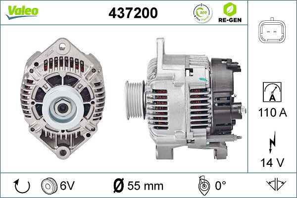 VALEO 437200 Alternator