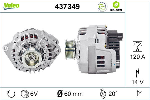 VALEO 437349 Alternator