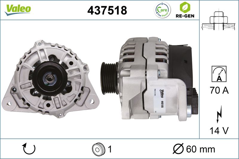 VALEO 437518 Alternator