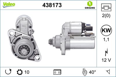 Starter VALEO 438173