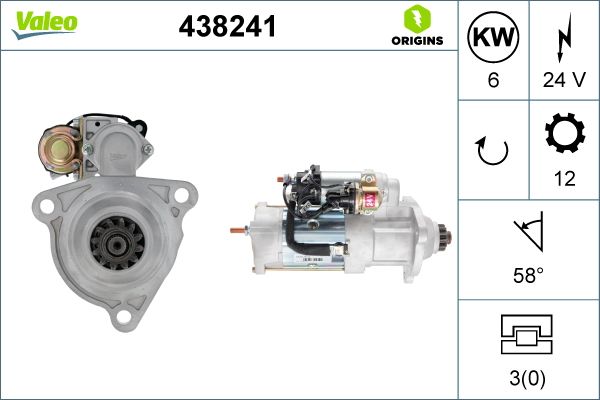 VALEO 438241 Starter