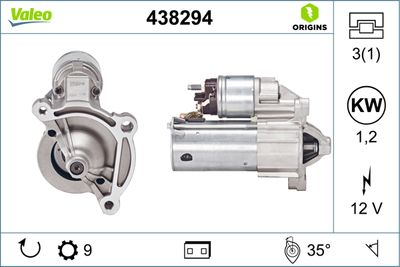 Starter VALEO 438294