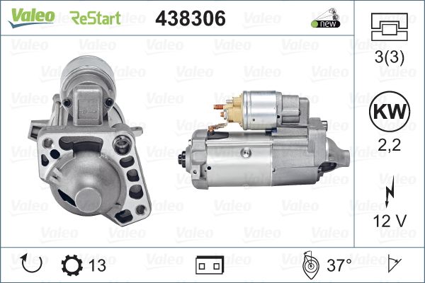 VALEO 438306 Starter