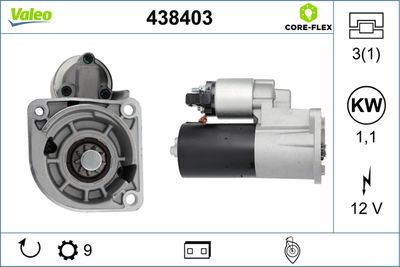 Starter VALEO 438403