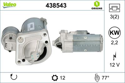 Starter VALEO 438543