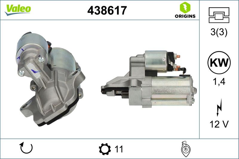 VALEO 438617 Starter