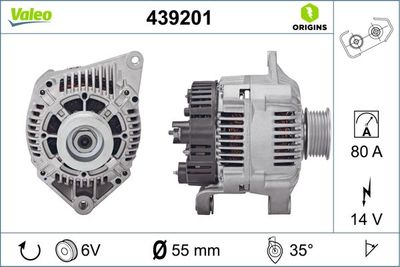 Alternator VALEO 439201