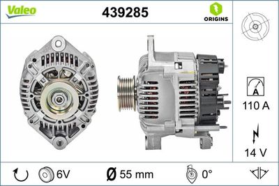 Alternator VALEO 439285