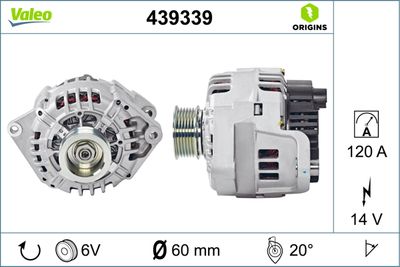 Alternator VALEO 439339
