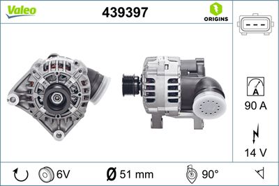 Alternator VALEO 439397