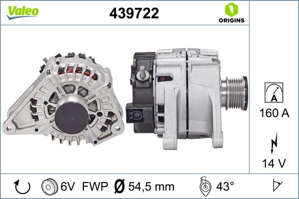 VALEO 439722 Alternator
