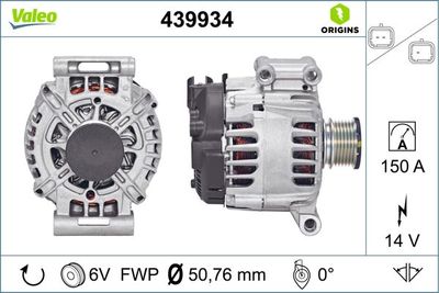 Alternator VALEO 439934
