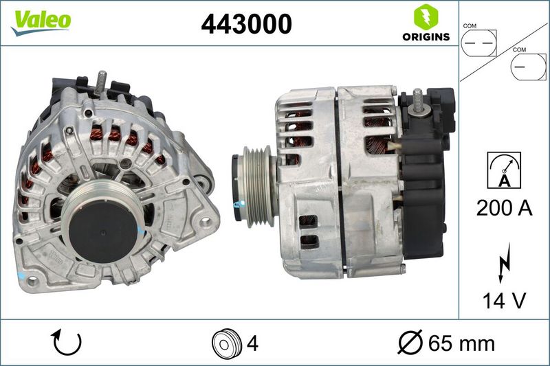 VALEO 443000 Alternator