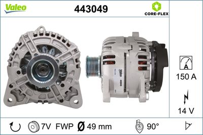 Alternator VALEO 443049