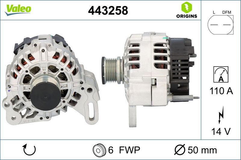 VALEO 443258 Alternator