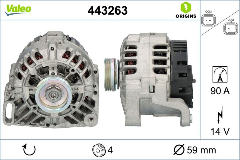 VALEO 443263 Alternator
