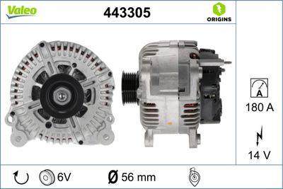Alternator VALEO 443305