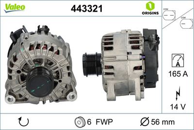 Alternator VALEO 443321