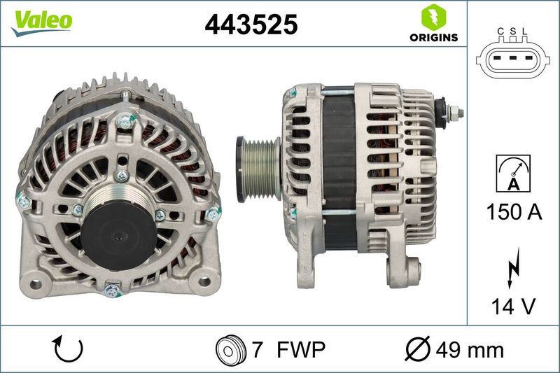VALEO 443525 Alternator