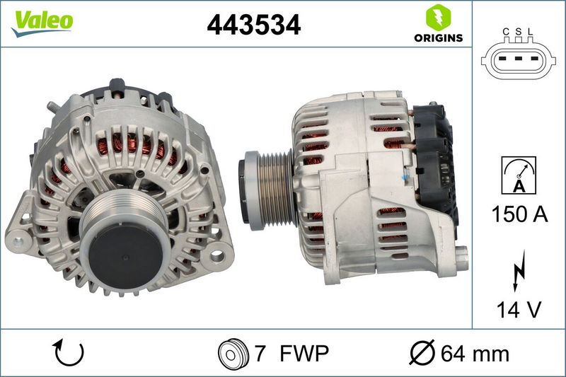 VALEO 443534 Alternator