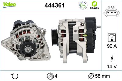 Alternator VALEO 444361