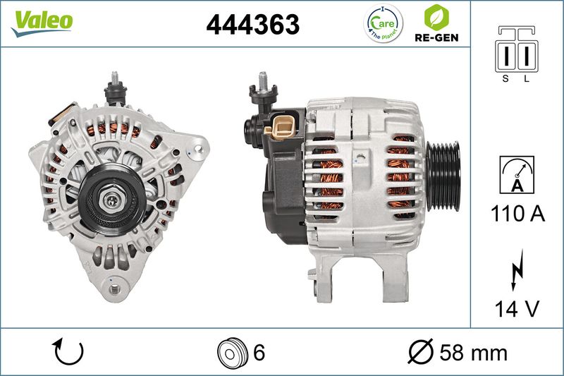 VALEO 444363 Alternator