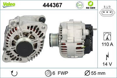 Alternator VALEO 444367