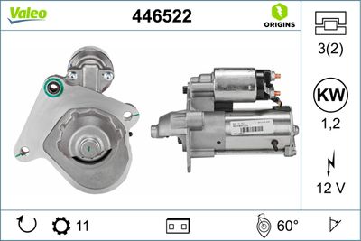 Starter VALEO 446522
