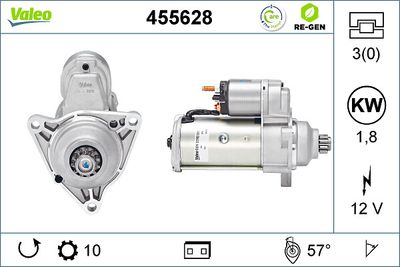 Starter VALEO 455628