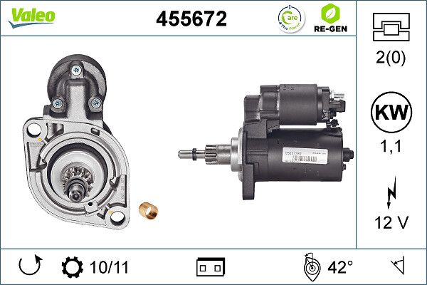 VALEO 455672 Starter