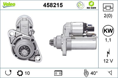 Starter VALEO 458215