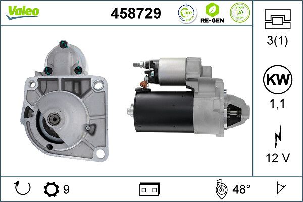 VALEO 458729 Starter