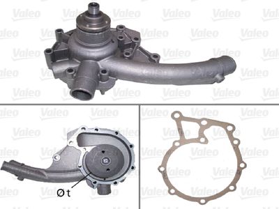 Water Pump, engine cooling VALEO 506095