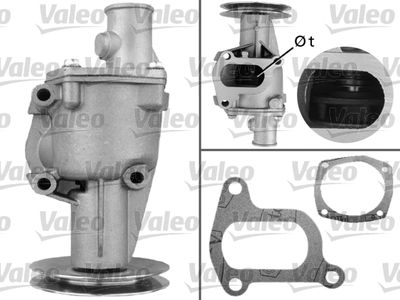 Water Pump, engine cooling VALEO 506268